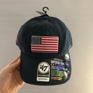 OHT American Flag Adjustable Hat